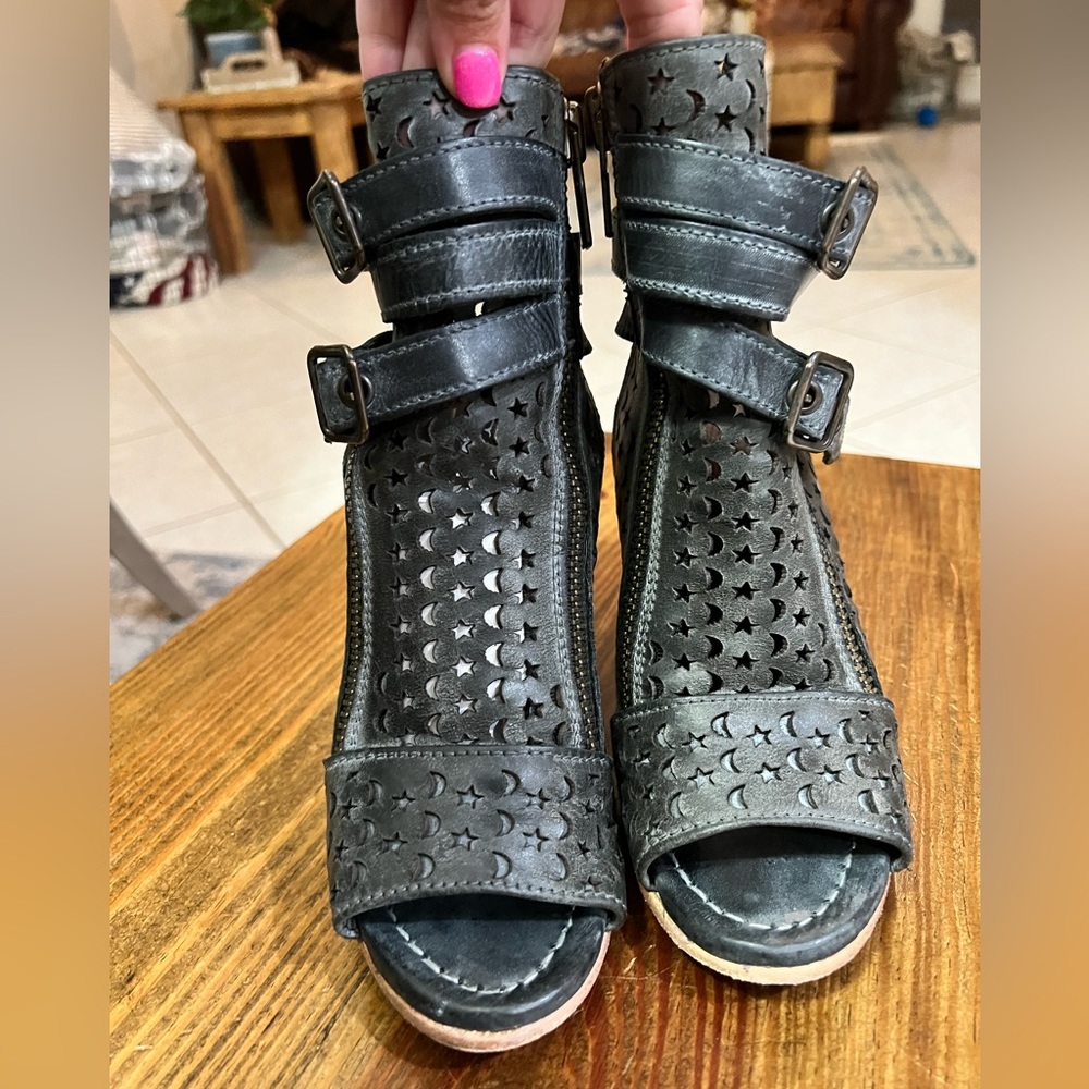 Freebird wedge/booties.